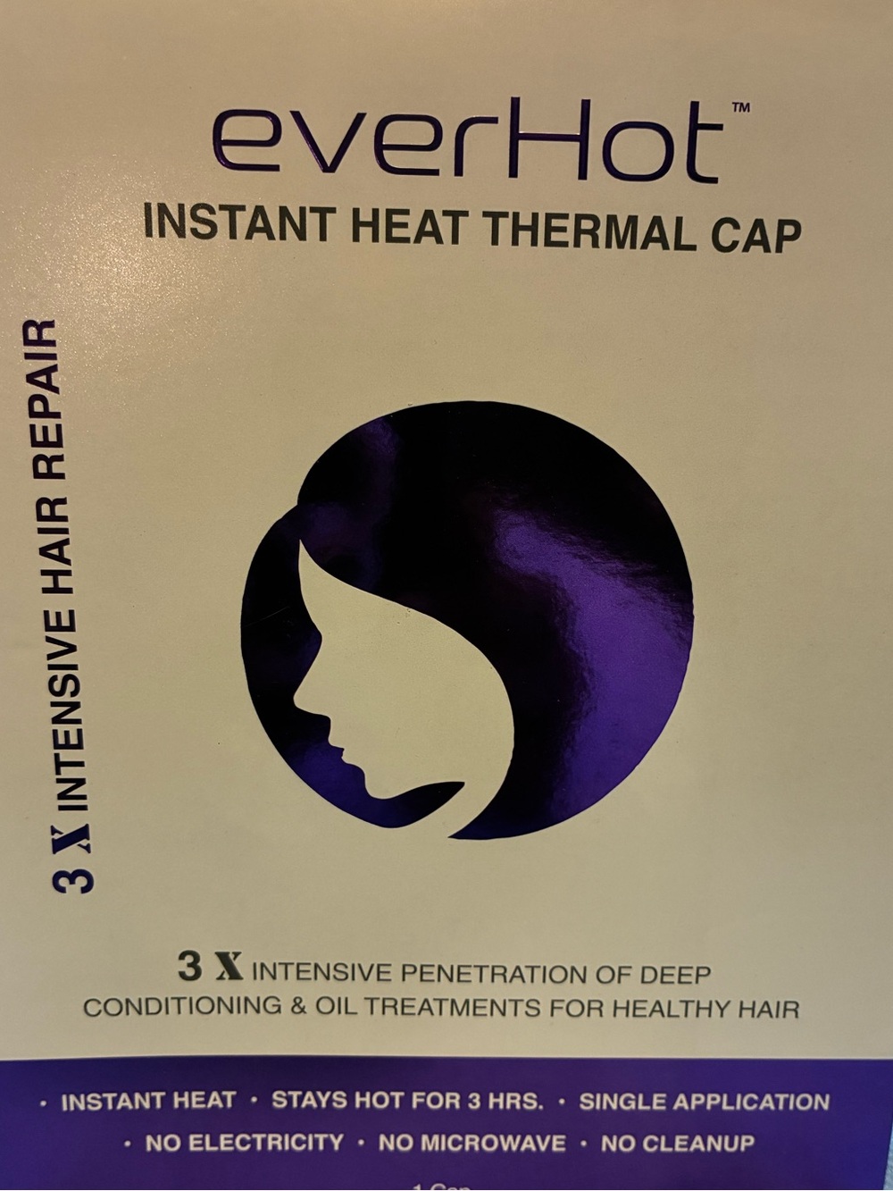 Instant Heat Thermal Cap - Purple